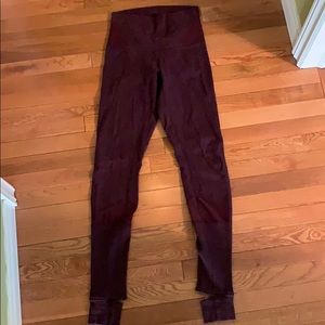 Lululemon high rise leggings